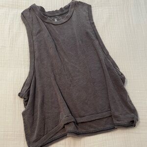 Free People Love Tank in washed grey. Size small